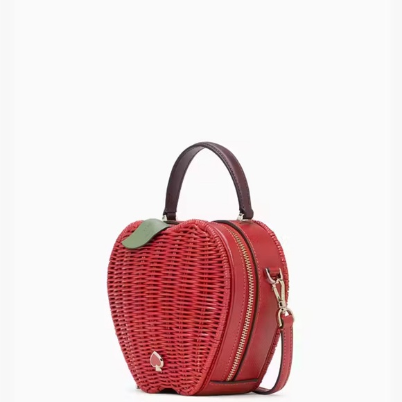 Kate Spade Honeycrips Apple Basket Crossbody Bag; EUC, Like New! - Picture 3 of 13